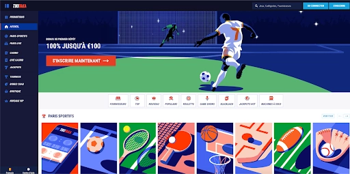 Tikitaka Casino - Bonus de bienvenue et paris sportifs en ligne Page d’accueil de Tikitaka Casino